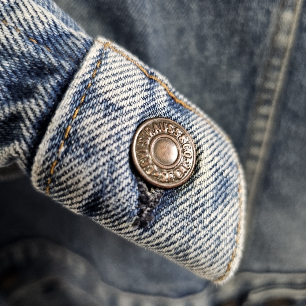 Levi's denim jean jacket vintage 80s - Picture 14 of 15